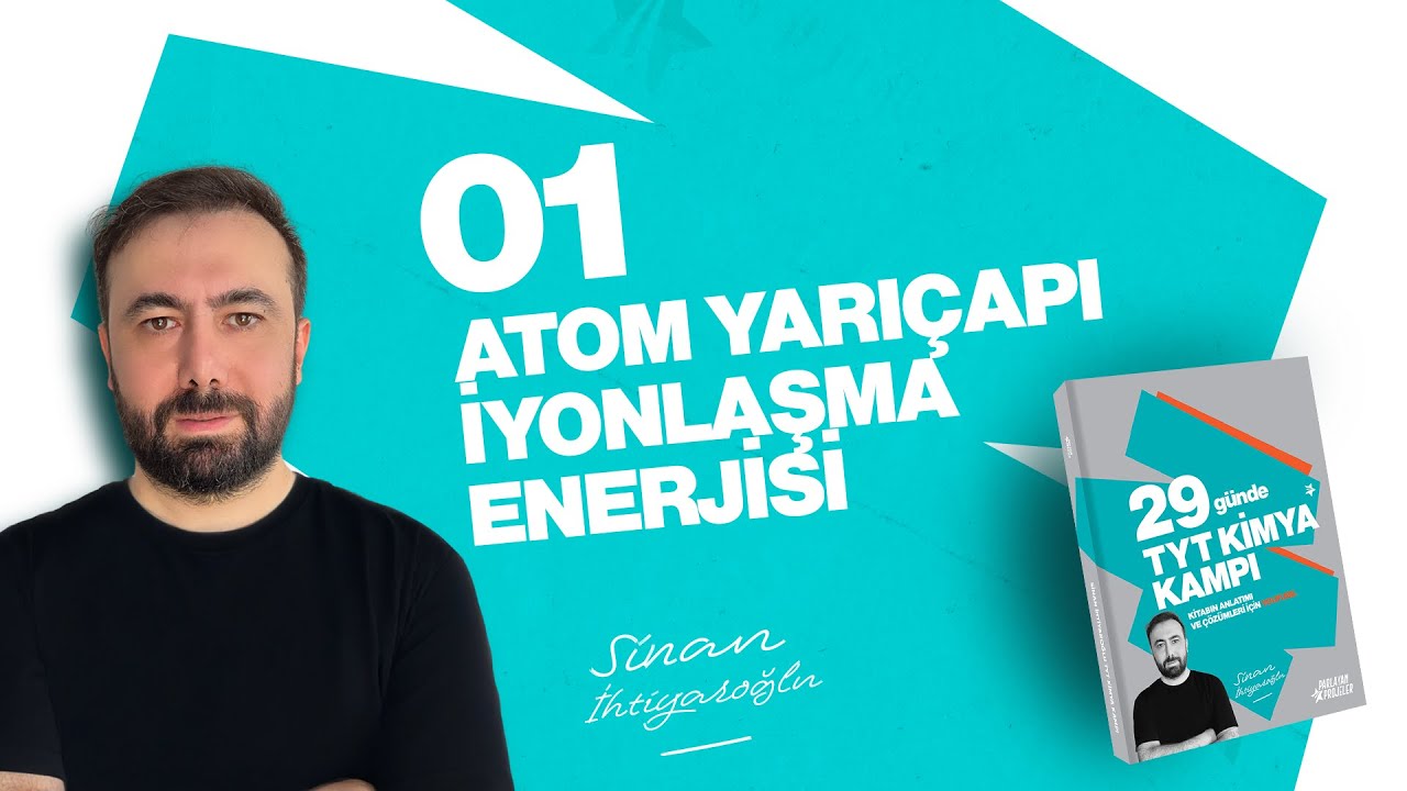 15- Atom Yarıçapı - İyonlaşma Enerjisi | 7.Gün | 2.Ünite | 29 Günde TYT Kimya Kampı | TYT 2026