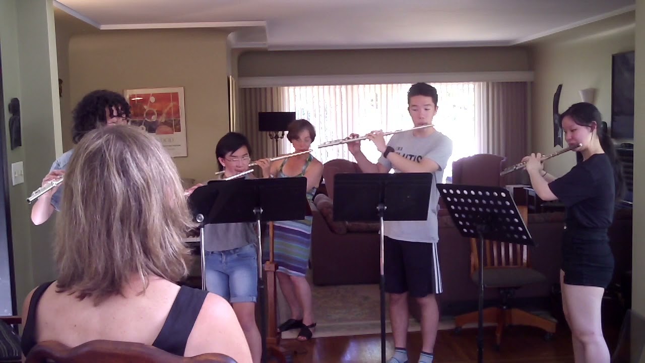 Zig Zag Zoo by Ian Clarke (Flute Quartet) - Summer Flute Intensive 2021
