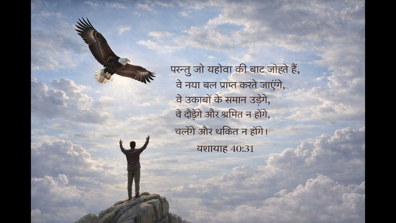✨उकाबों की तरह उड़ेंगे | Isaiah 40:31 Hindi christian Worship Song 2026|#hindichristiansong ✨