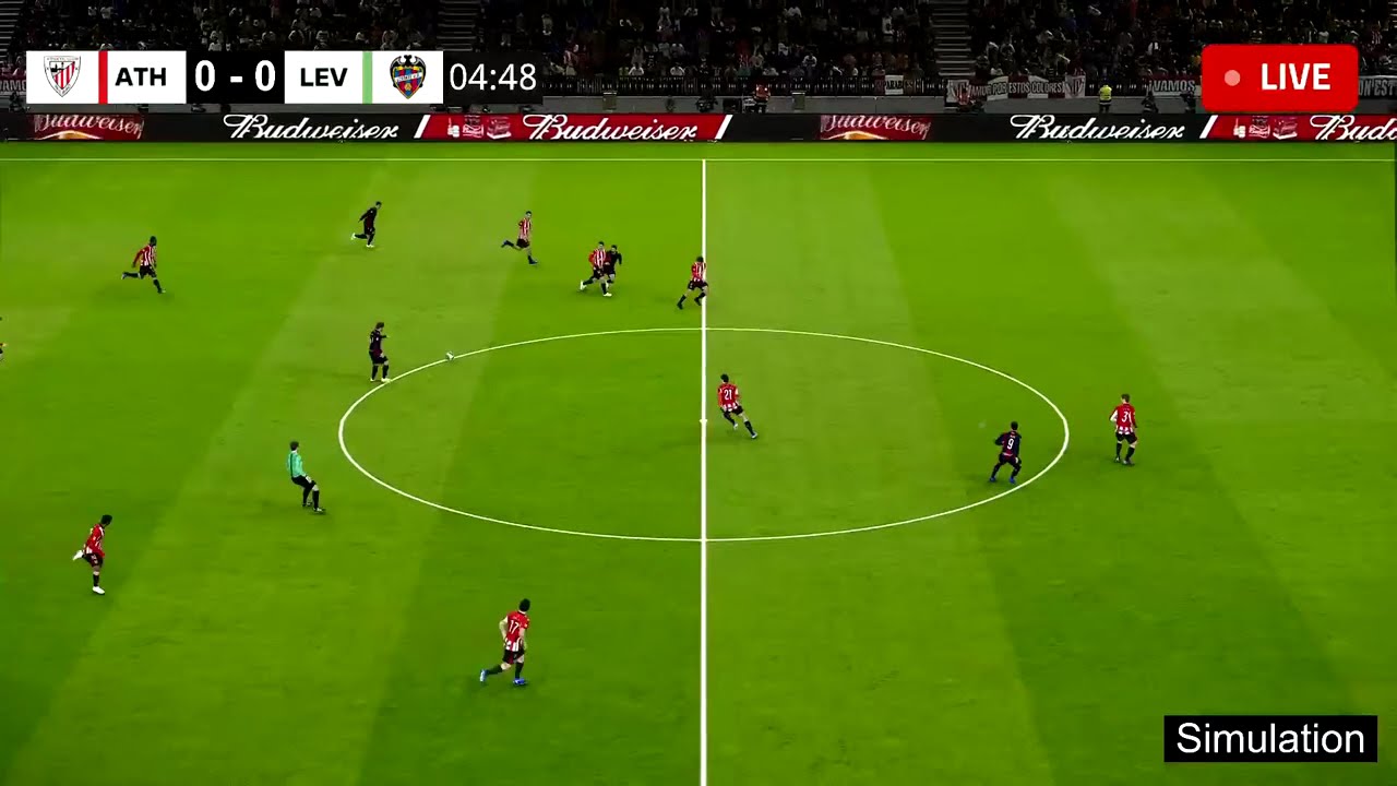🔴 LIVE: Athletic Bilbao vs Levante | La Liga 2026 | eFootball PES 2021 Gameplay Simulation ⚽🔥