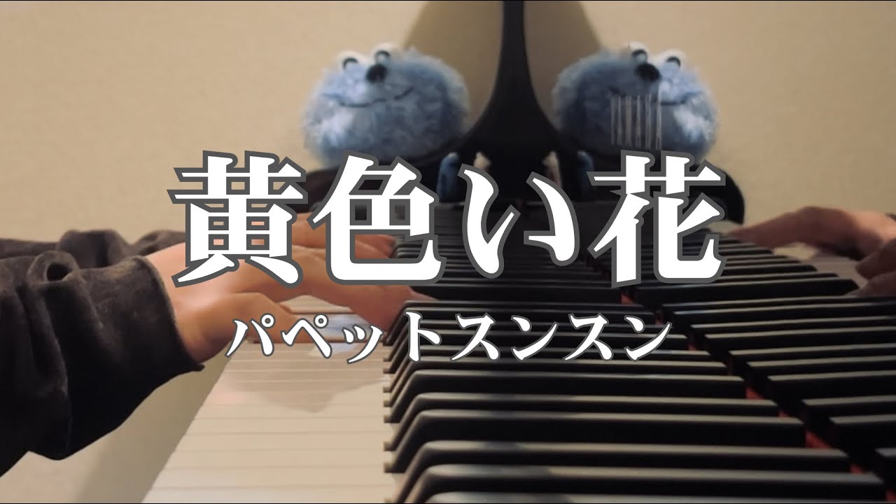【黄色い花】パペットスンスン-ピアノ-弾いてみた-piano-full version 