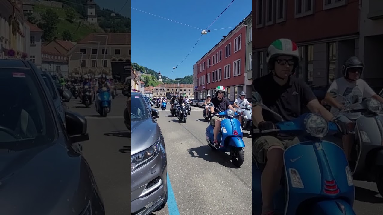 Vespatreffen in Bruck an der Mur, am 15.07.2023