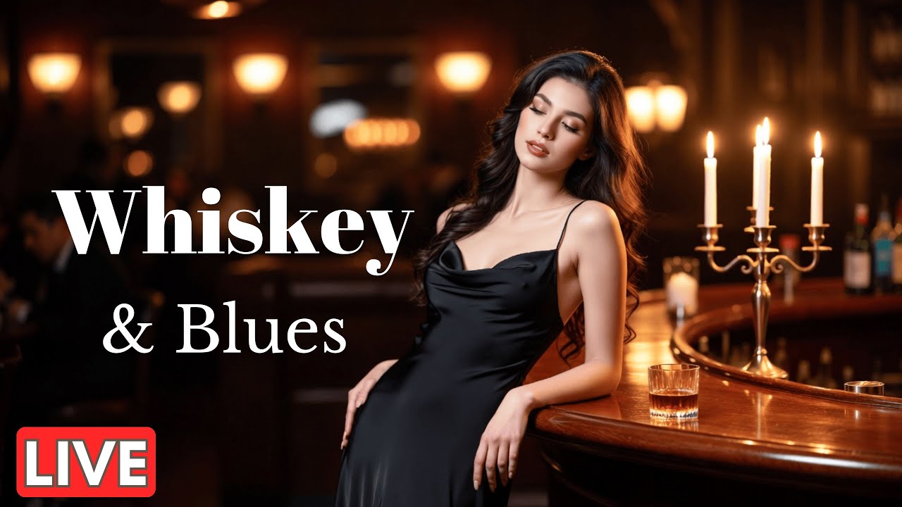 Single Malt Whiskey Blues | Slow Guitar, Low Lights, No Rush (1 Hour)  Pure Relaxation