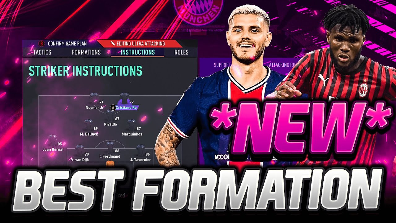 FIFA 21 | THE *NEW* BEST FORMATION IN FIFA 21?! BEST CUSTOM TACTICS/INSTRUCTIONS - ULTIMATE TEAM