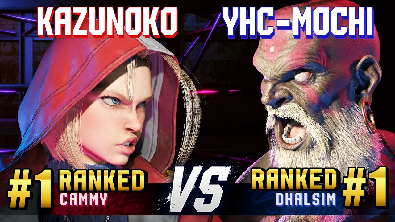 SF6 ▰ KAZUNOKO (#1 Ranked Cammy) vs YHC-MOCHI (#1 Ranked Dhalsim) ▰ High Level Gameplay