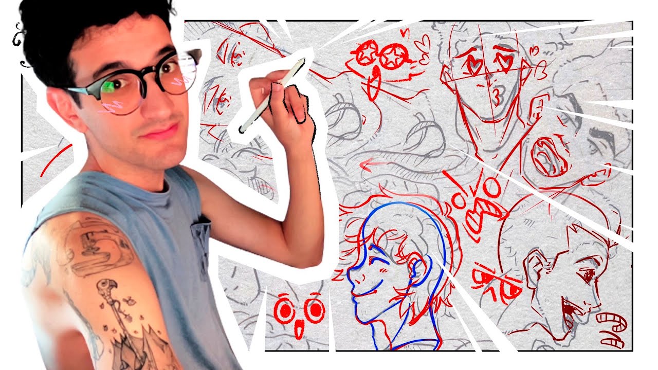 CONSEJOS DE DIBUJO 4 ✏️ composiciones, cabezas y ojos