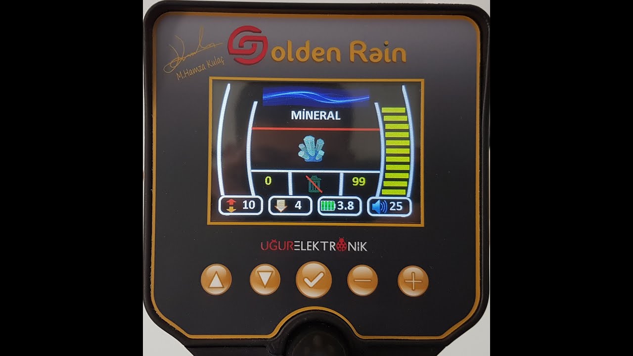 En İyi Altın Dedektörü Golden Rain Toprak Ayarı