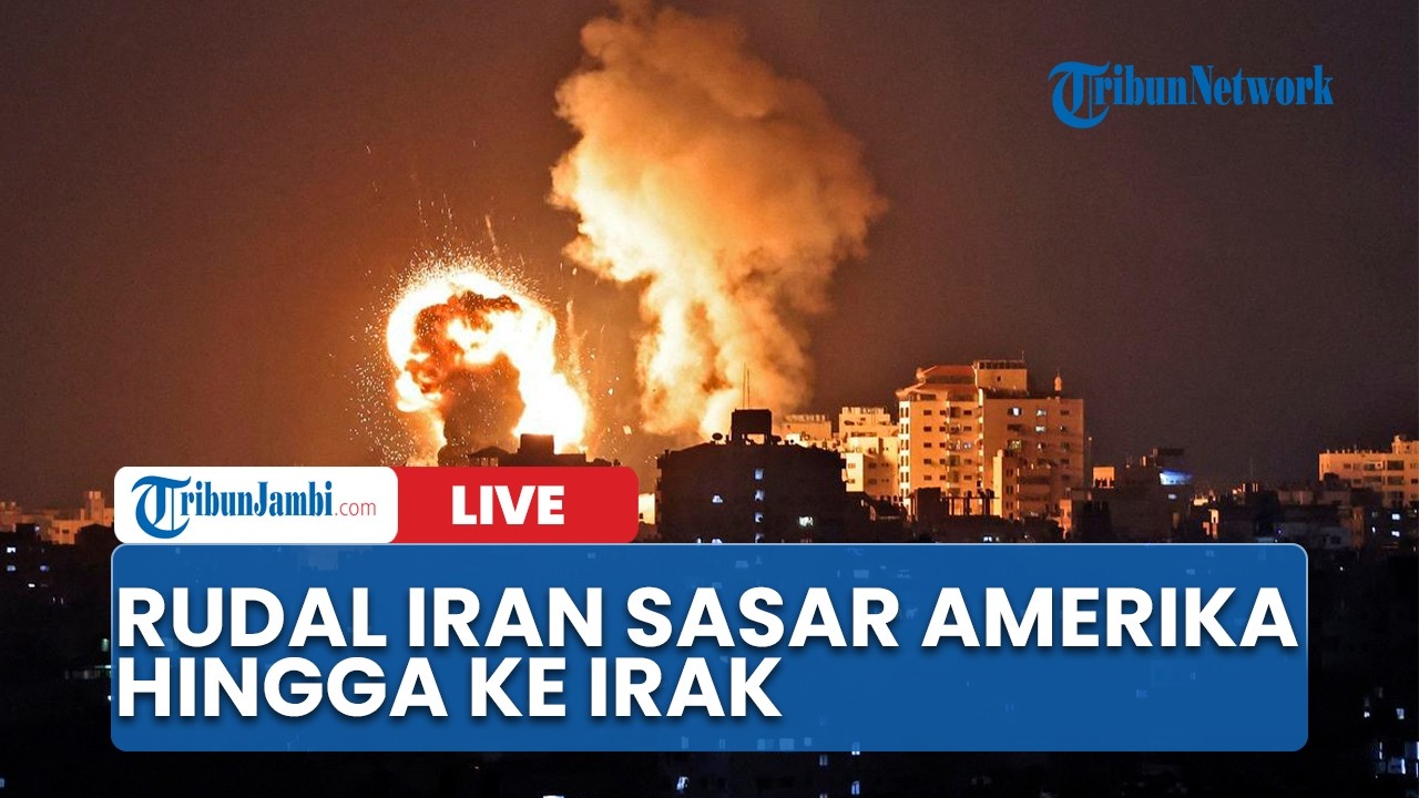 🔴Rudal Iran Hantam Komplek Dubes Amerika di Irak