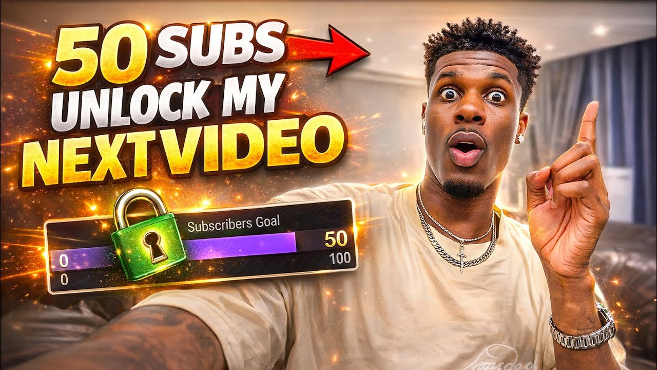 50 Subs Unlocks My Next Video 🚀  24 Hours (Live)