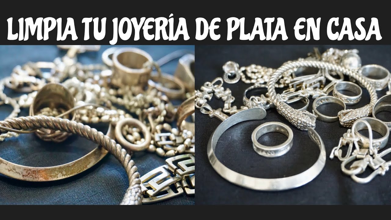 C&oacute;mo limpiar su joyer&iacute;a de PLATA en casa SIN GASTAR $$$