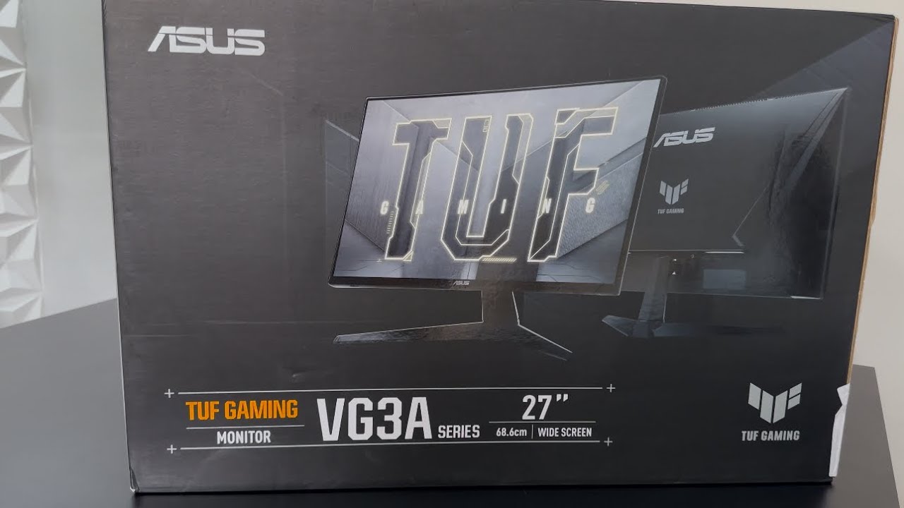 COMPREI UM MONITOR NOVO PARA O MEU SETUP GAMER | ASUS TUF VG3A 180HZ 27 POLEGADAS