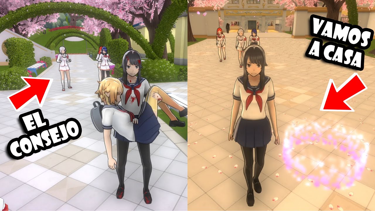 LOGRE ESCAPAR DEL CONSEJO ESTUDIANTIL || YANDERE SIMULATOR BUGS #19