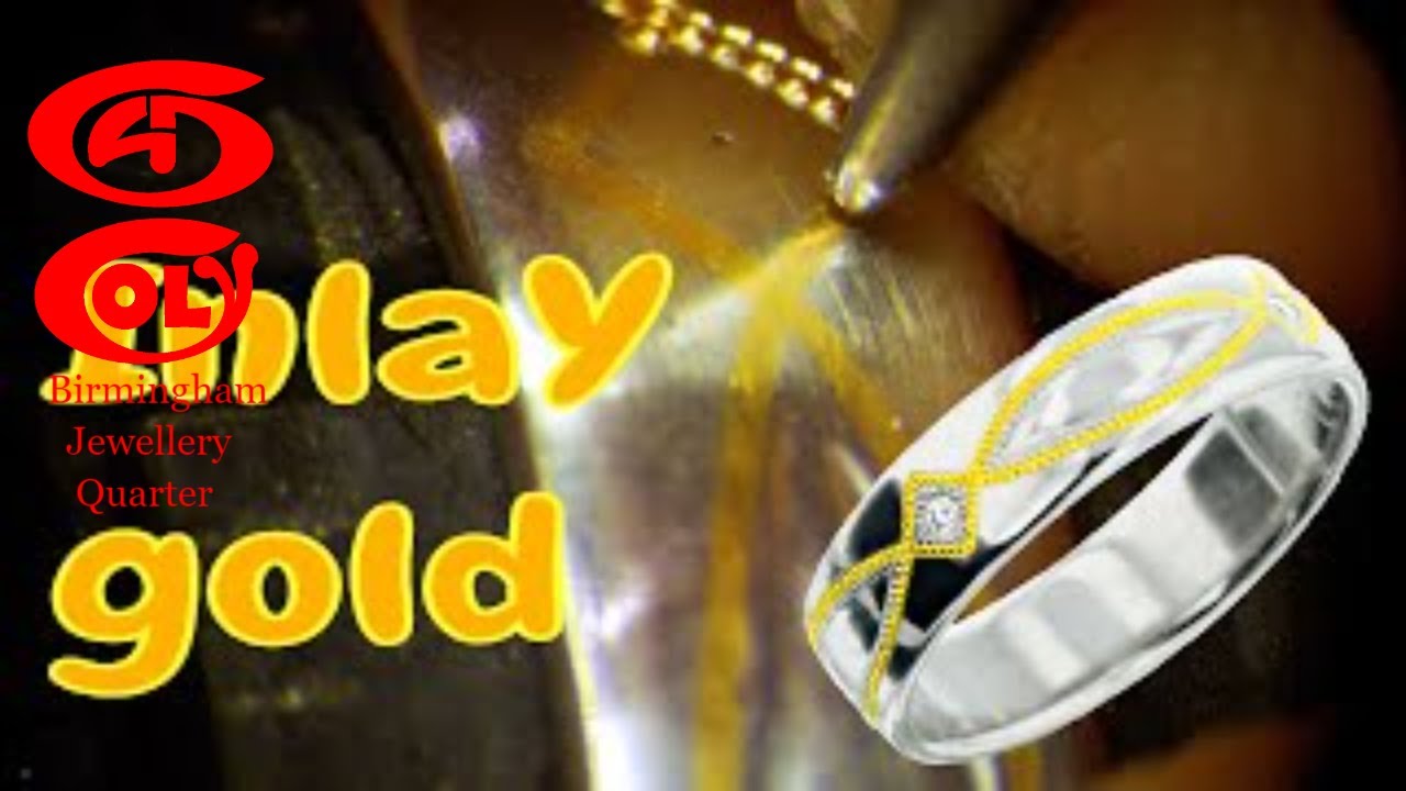 ❤️   Кольцо 24K GOLD INLAY и настройка бриллиантов