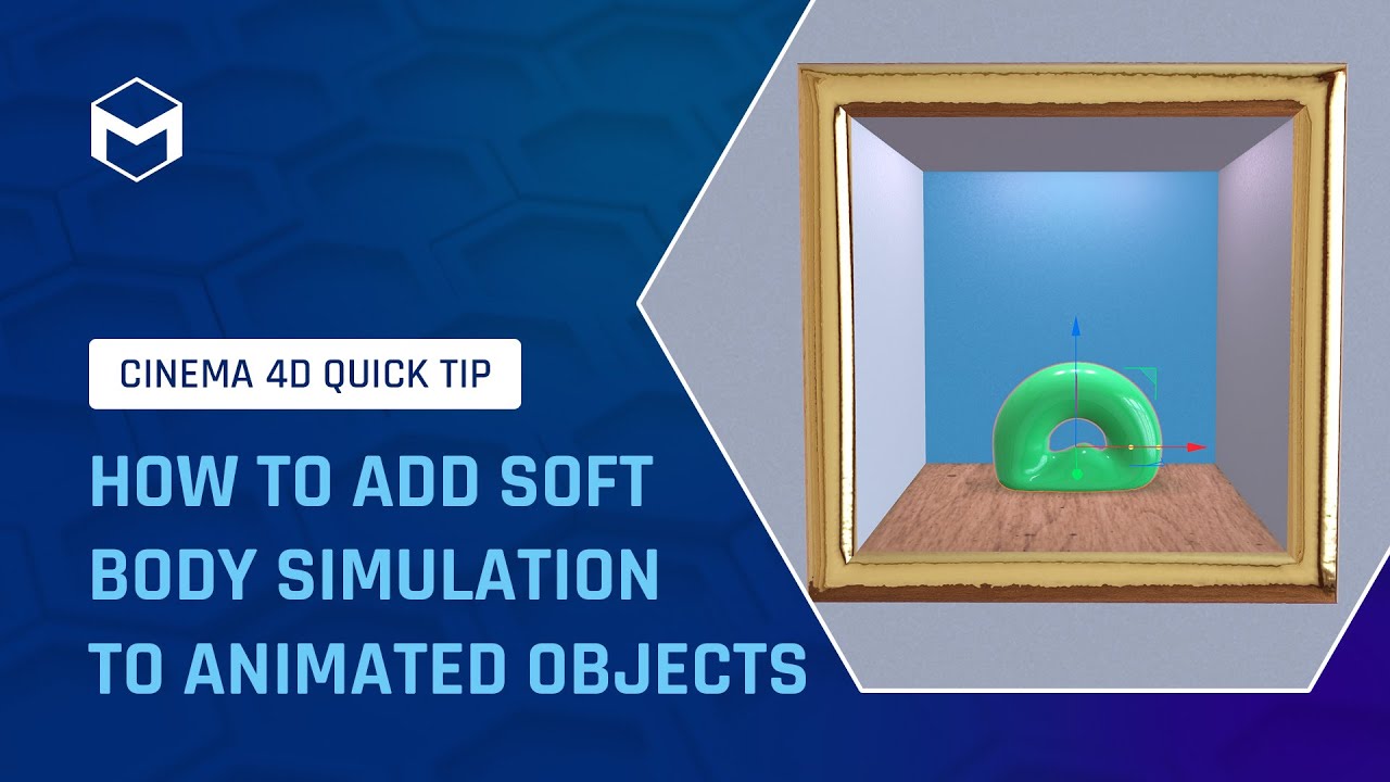 #C4DQuickTip 54: How to add soft body simulation to animated objects in Cinema 4D