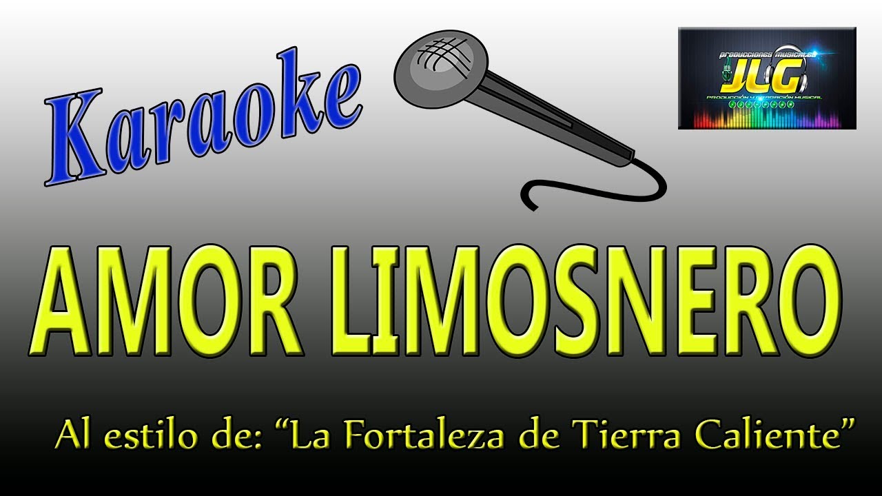 AMOR LIMOSNERO -Karaoke- Arreglo por JLG