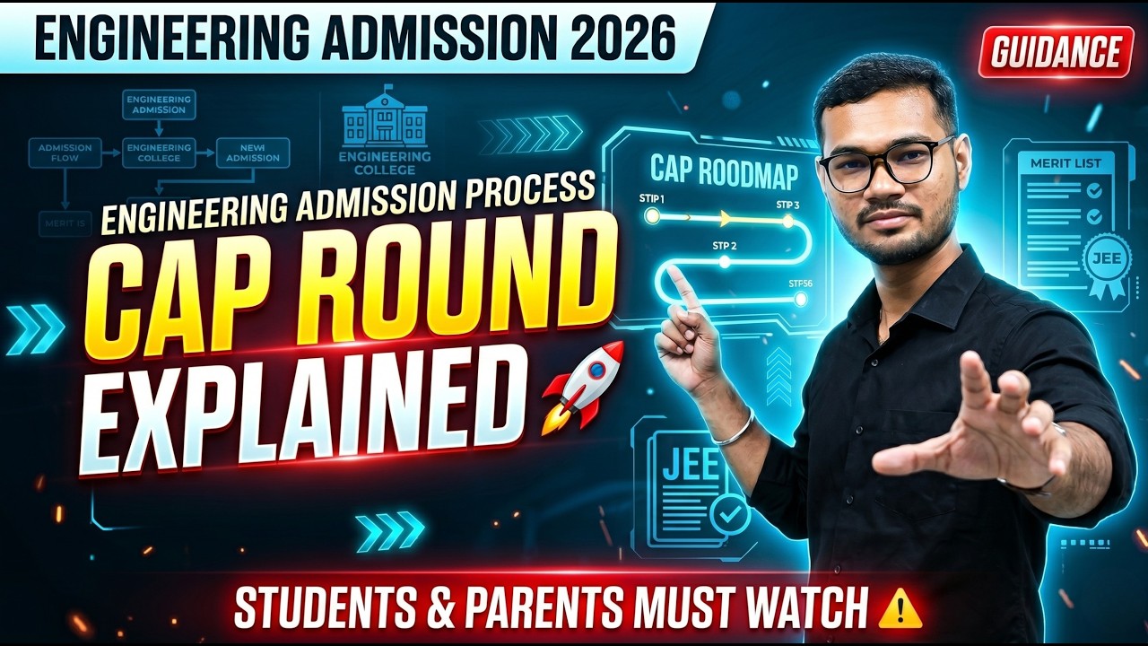 Engineering Admission 2026 🚀 | CAP Round Explained | Complete Admission Process