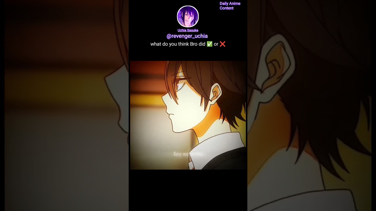 The way he ignored her #anime #short