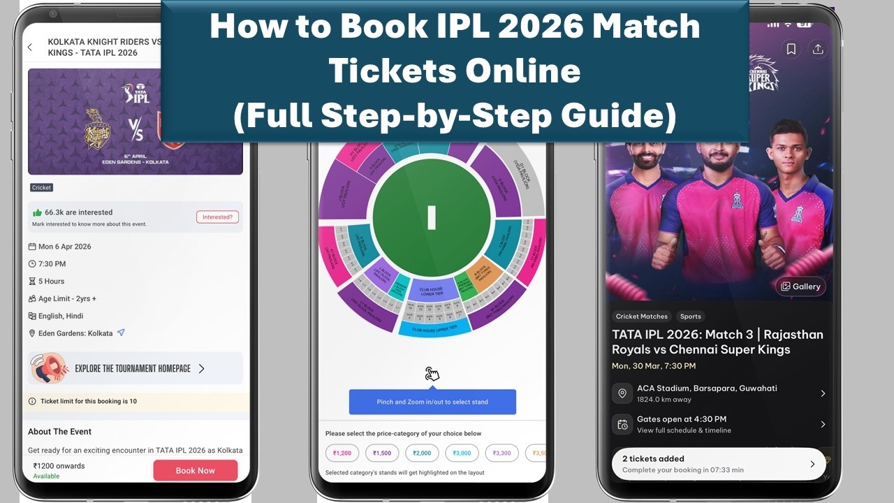 Как забронировать билеты на матчи IPL 2026 онлайн: пошаговое руководство.