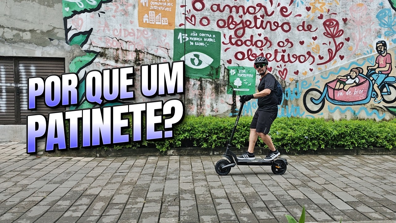 Mobilidade urbana com um patinete?
