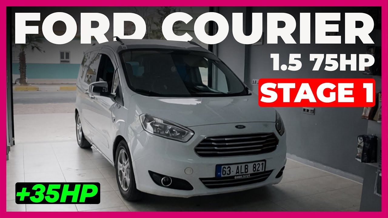Ford Courier 1.5 Stage 1 Yazılım | +35 HP Performans Farkı!