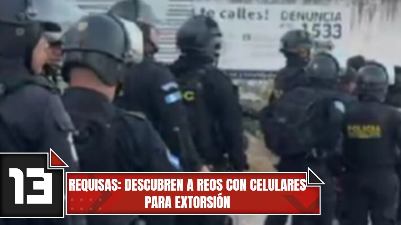 Requisas: descubren a reos con celulares para extorsión