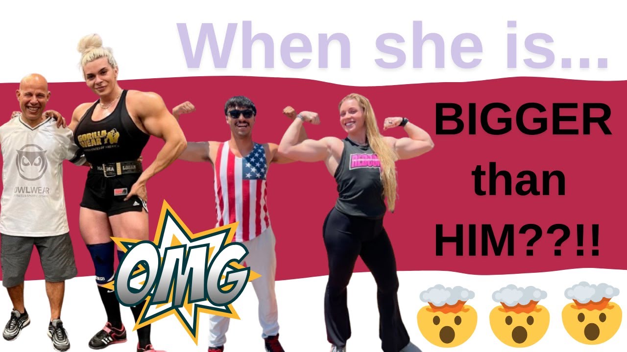 When SHE is BIGGER than HIM 🤯 🤯 🤯