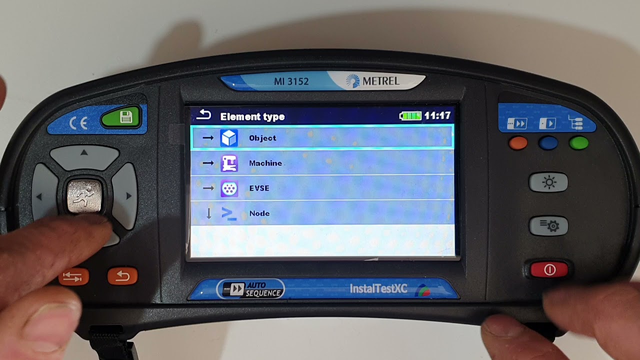 Metrel InstallTestXC setup