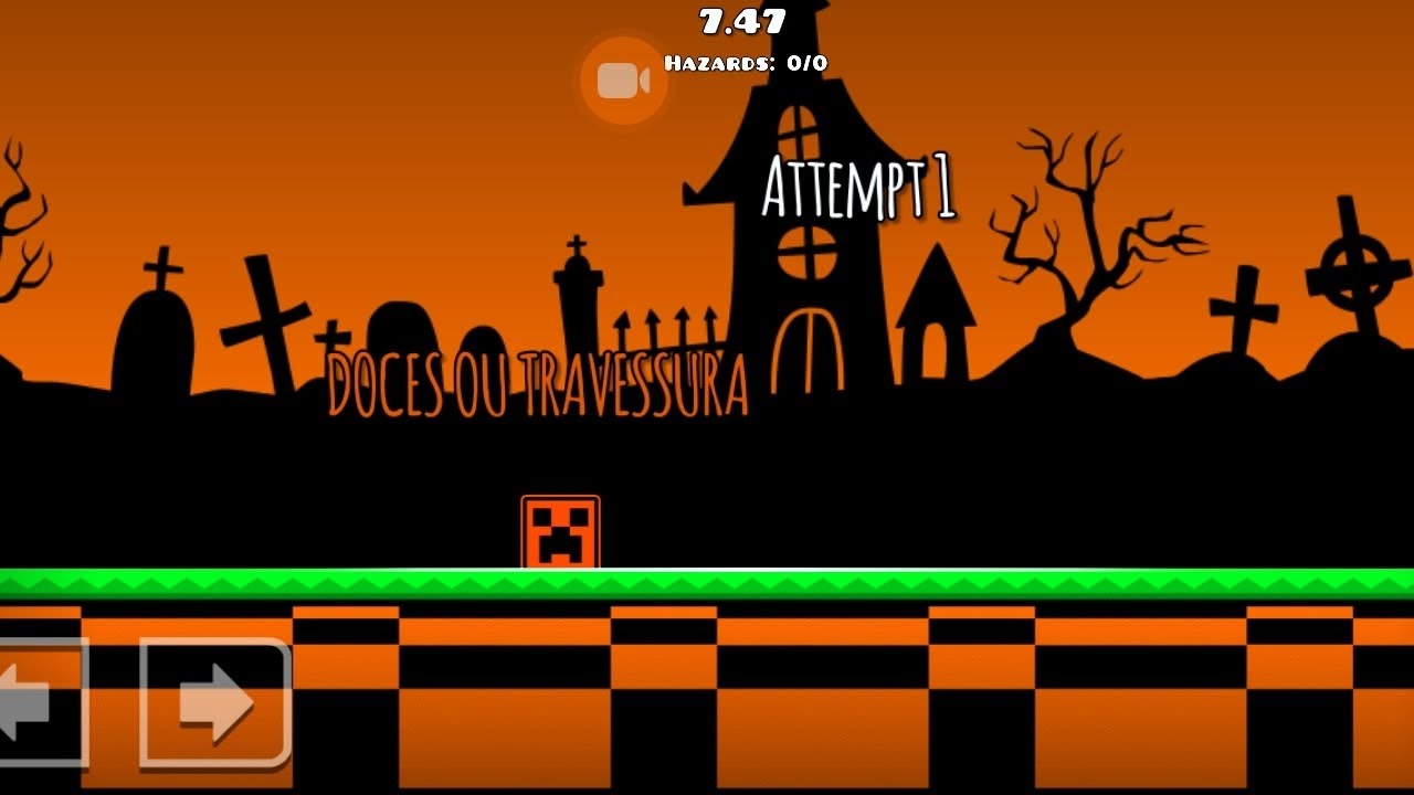 Halloween no geometry dash