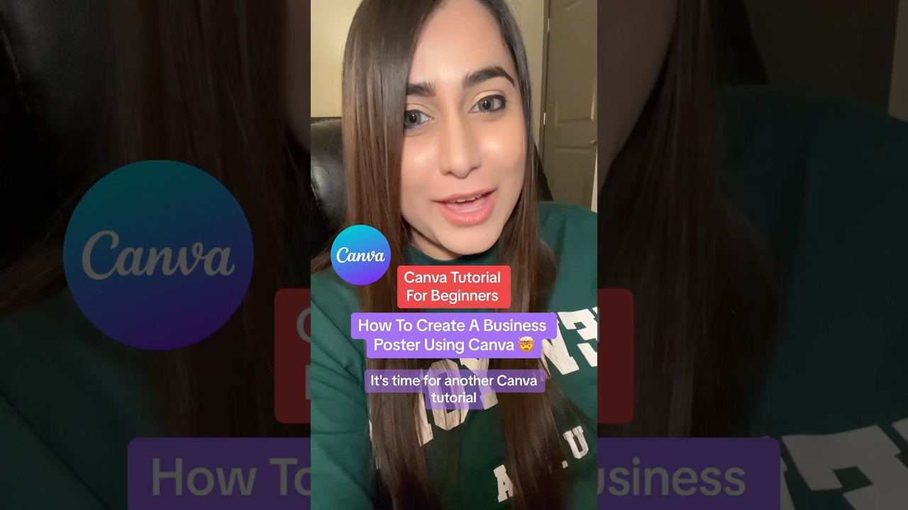 Как создать постер для вашего бизнеса с помощью Canva!