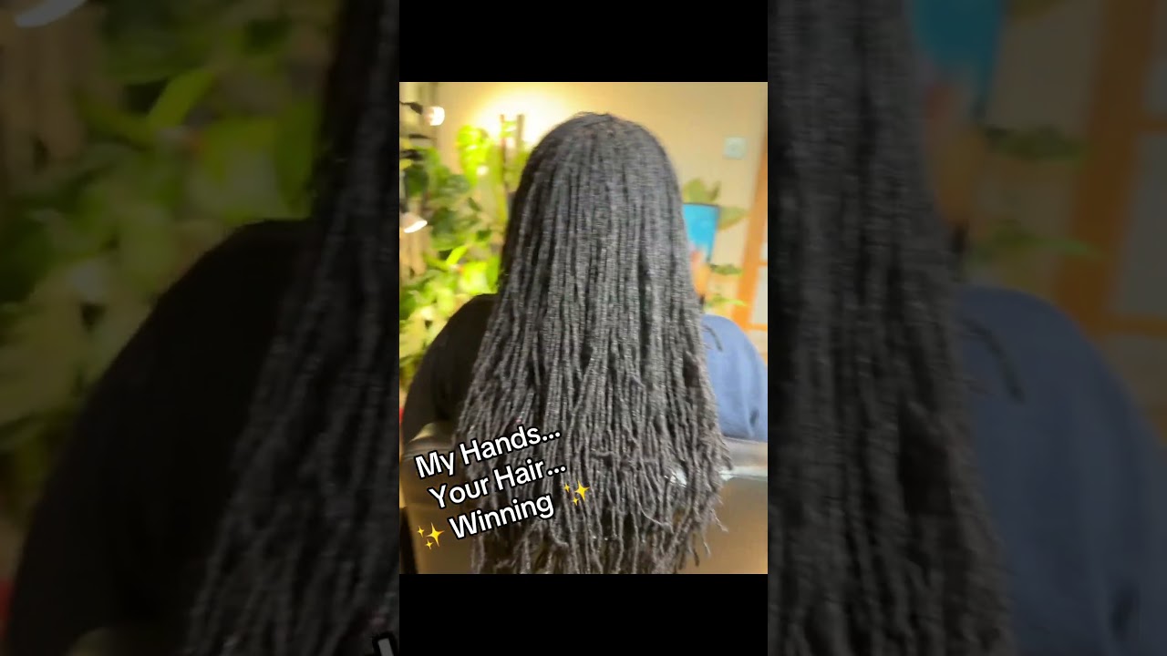 I get the job done! 🙌🏾 #sisterlocks #almocado #sisterlocksjourney #sisterlocksuk