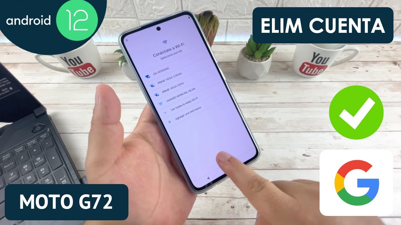 Eliminar Cuenta de Google Motorola Moto G72 | Android 12