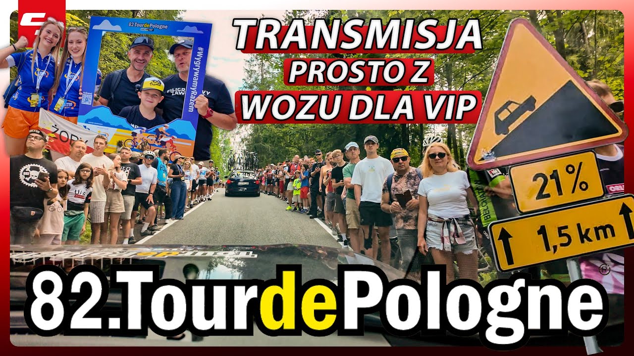 Tego nie pokażą w telewizji. VIP car i sprzęty zawodowców. Tour de Pologne od środka
