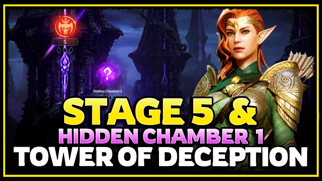 Stage 5 & Hidden Chamber 1🔹  Tower of Deception🔸Full Playthrough ✤ Watcher of Realms
