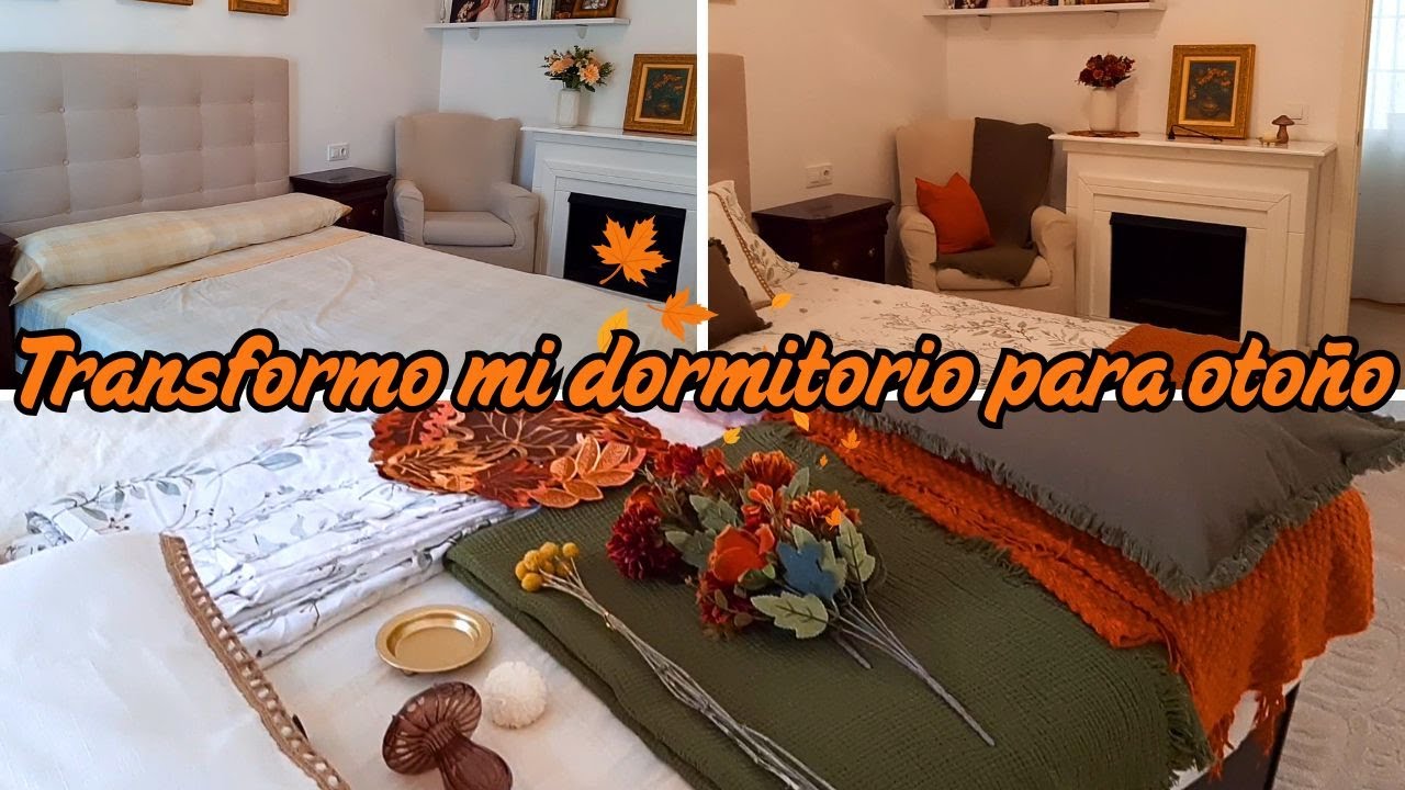 Transformo mi dormitorio para OTOÑO🍂 con poco Presupuesto