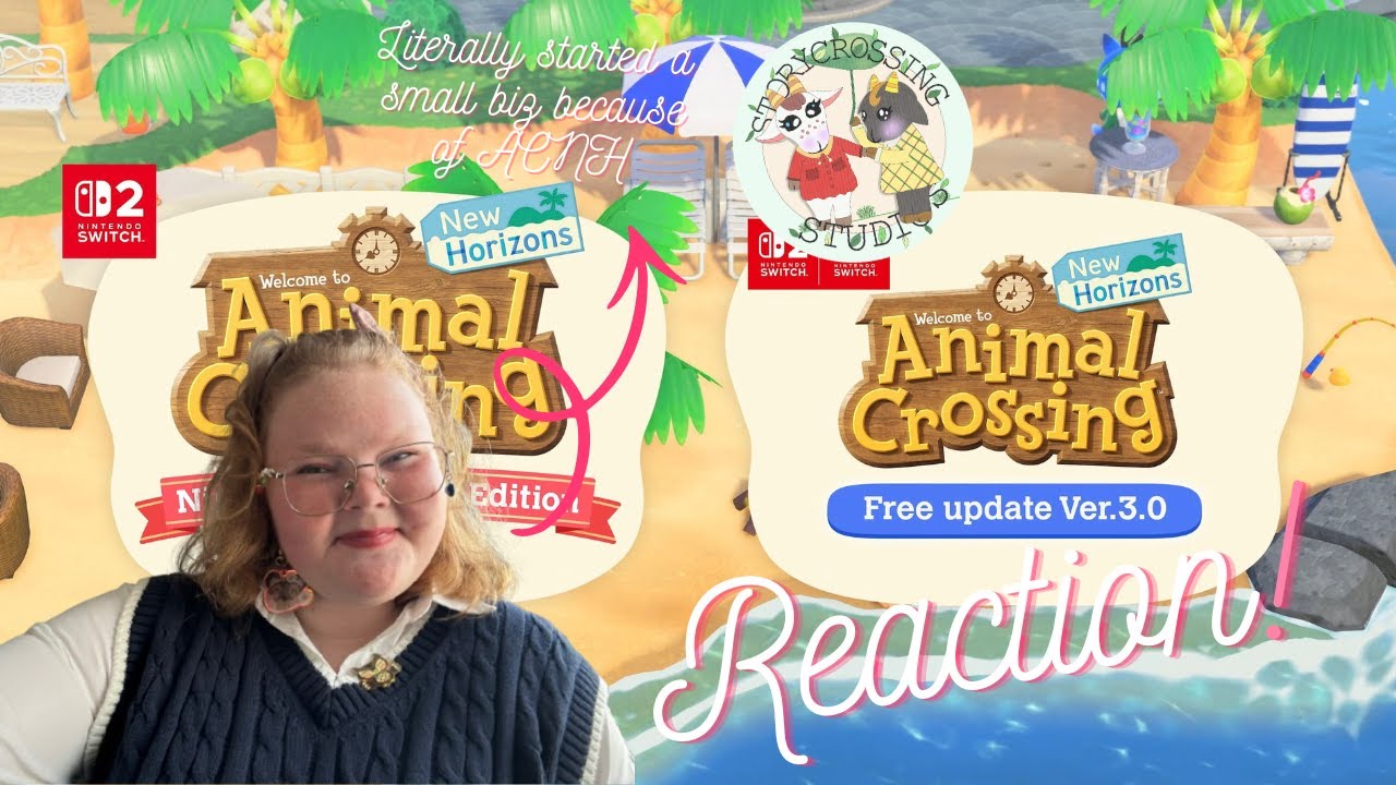 ACNH Themed Small Biz Owner Reacts To The 3.0 Update (AHHH!!)