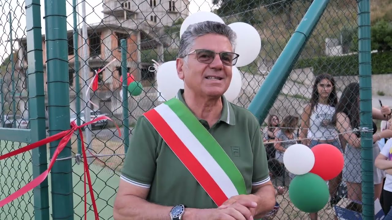 Inaugurazione Campetti in via Lanzone