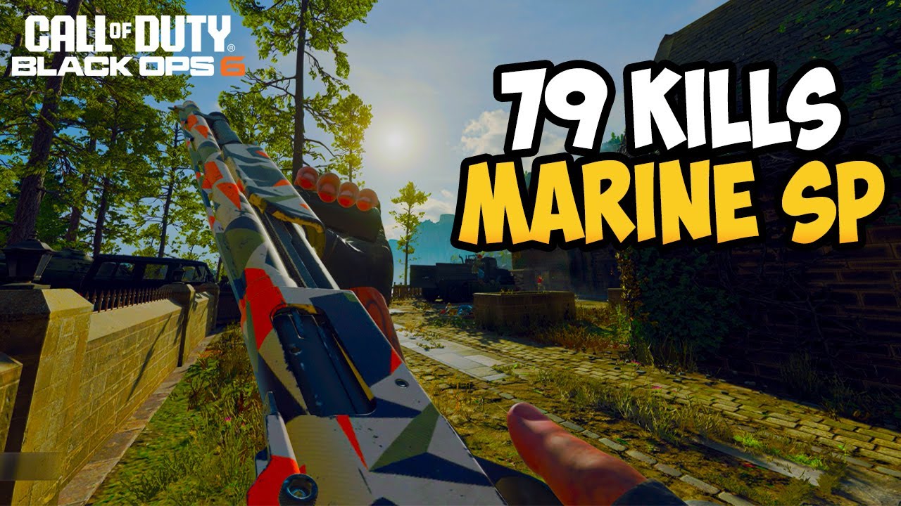 Je RÉALISE une 79 KILLS au POMPE MARINE SP sur BLACK OPS 6