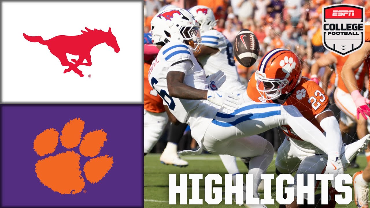 SMU Mustangs против Clemson Tigers | Полные обзоры матча | ESPN College Football