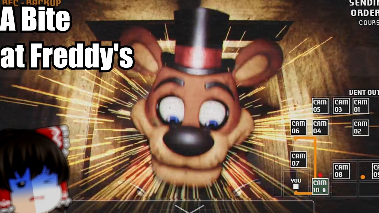 #前編【fnafファンゲーム紹介】シャレたグリルでフードデリバリー(と暴走アニマトロニクス)【A Bite at Freddy's 】【ゆっくり実況】