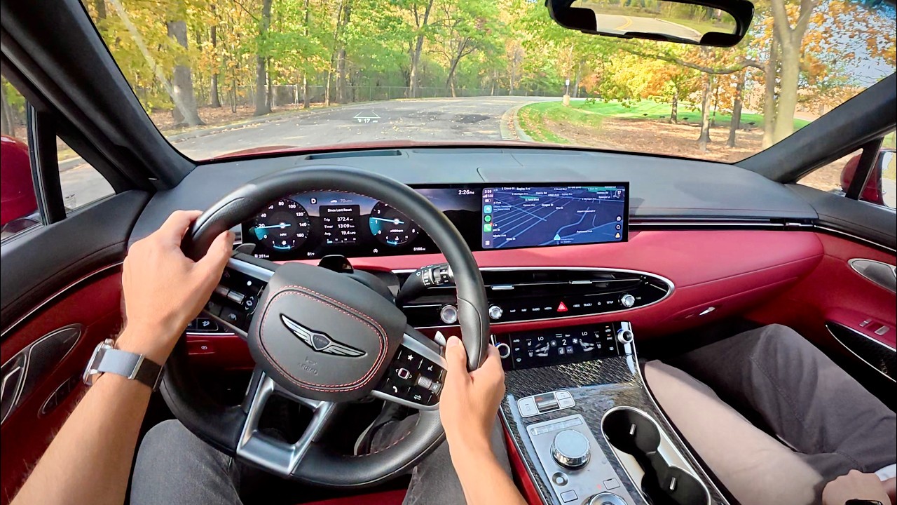 Genesis GV70 3.5T Sport Prestige AWD 2026 года — впечатления от вождения от первого лица