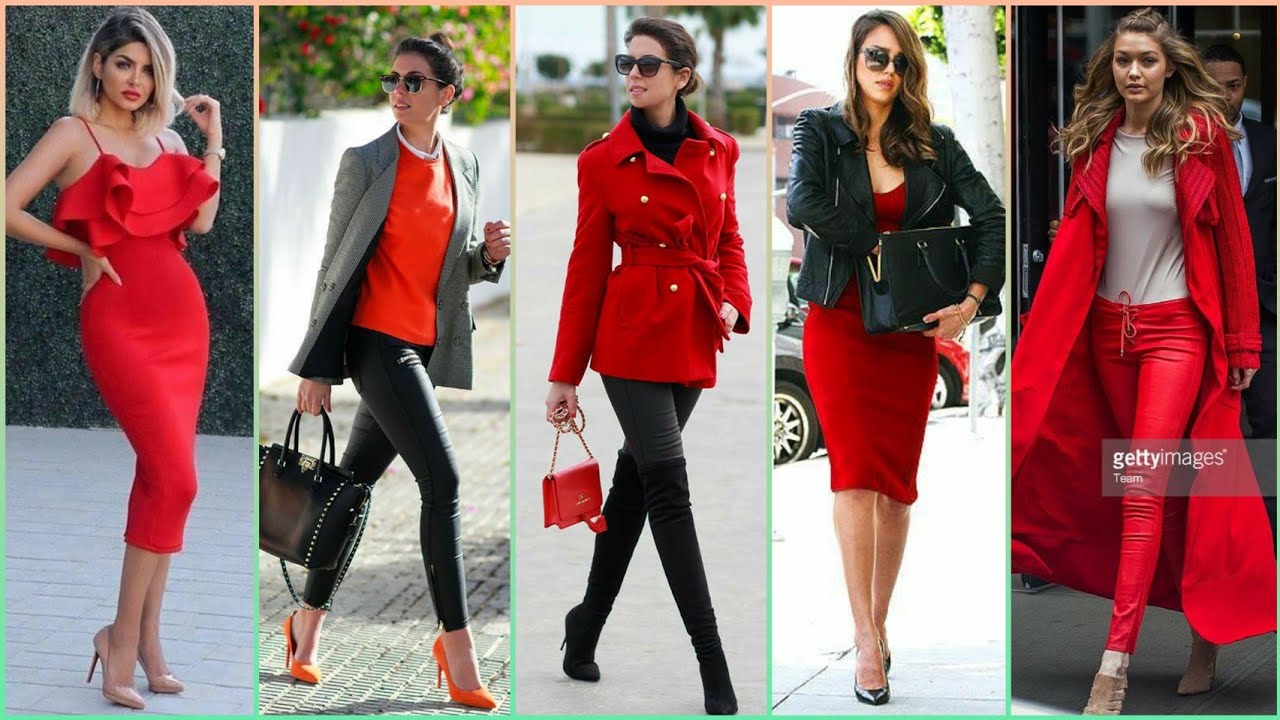 7 MANERAS  DE INCORPORAR EL ROJO  A TU LOOK DIARIO Y DARLE  A TU OUTFITS COLOR CON EL ROJO 👠