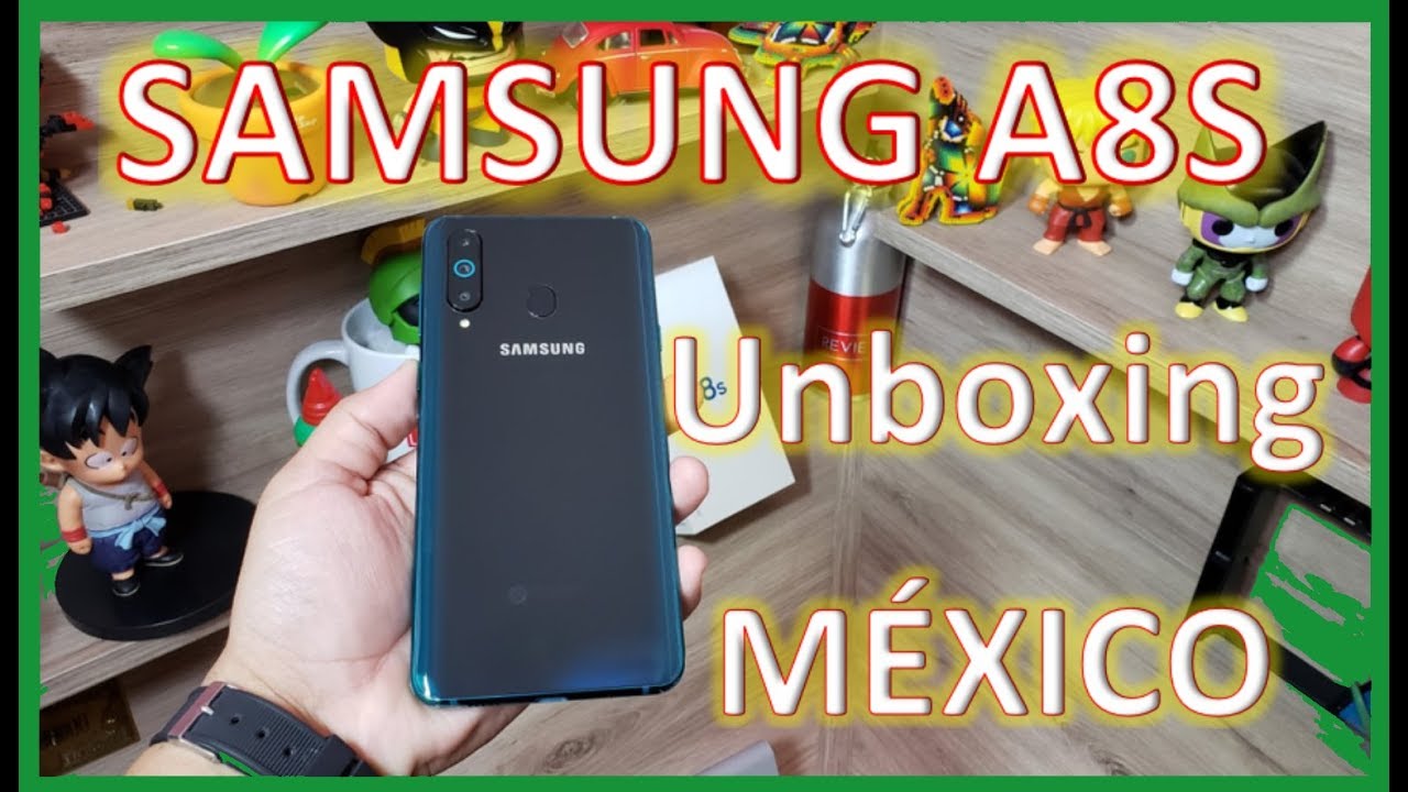 Samsung A8S Unboxing México
