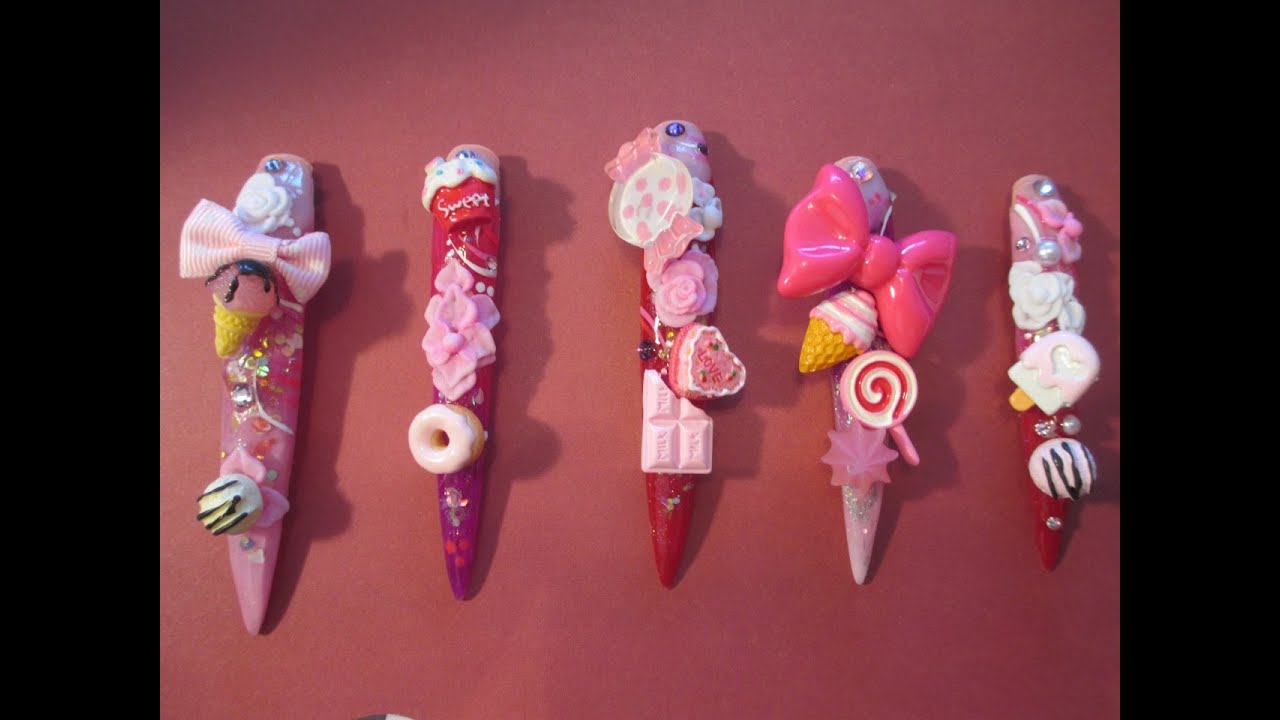 Sweet Satisfaction **Kawaii** Acrylic Nails Tutorial