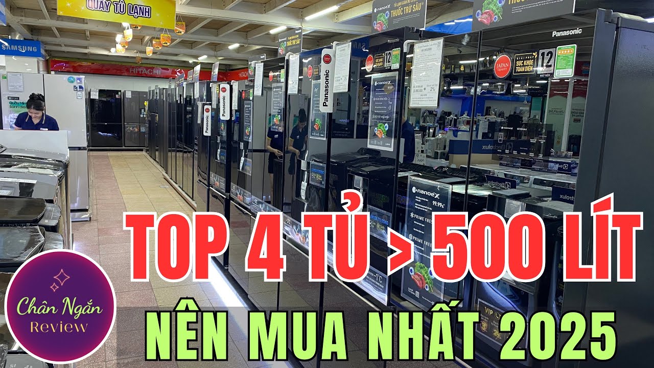 Top 4 tủ lạnh 4 cánh dưới 600 lít đáng mua nhất năm 2025 | Chân Ngắn RV
