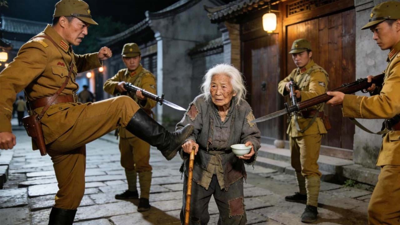 不起眼的老太婆竟是頂尖高手，當場秒殺所有日軍   ⚔️  抗日  | 战争 | Kung Fu | 甄子丹