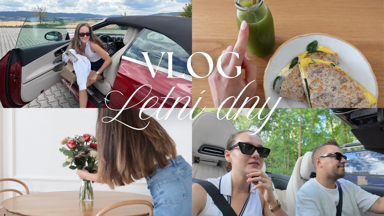 Jezd&iacute;me kabriem, tip na zdravou sn&iacute;dani, poprv&eacute; na golfu | VLOG