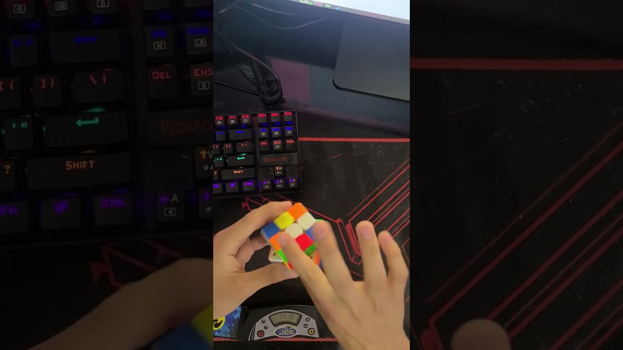 12.97 seconds avg5 Rubiks cube OH