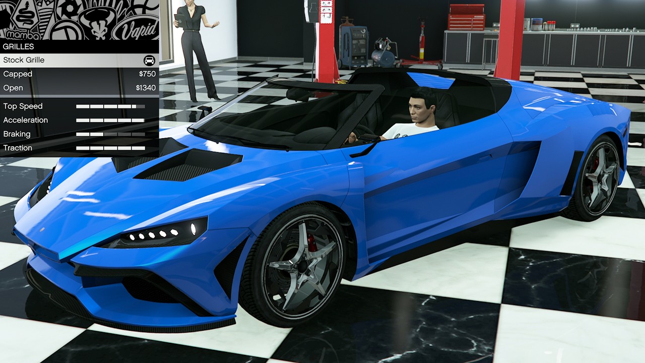 GTA 5 - Past DLC Vehicle Customization - Pegassi Zorrusso (Italdesign Zerouno Duerta)