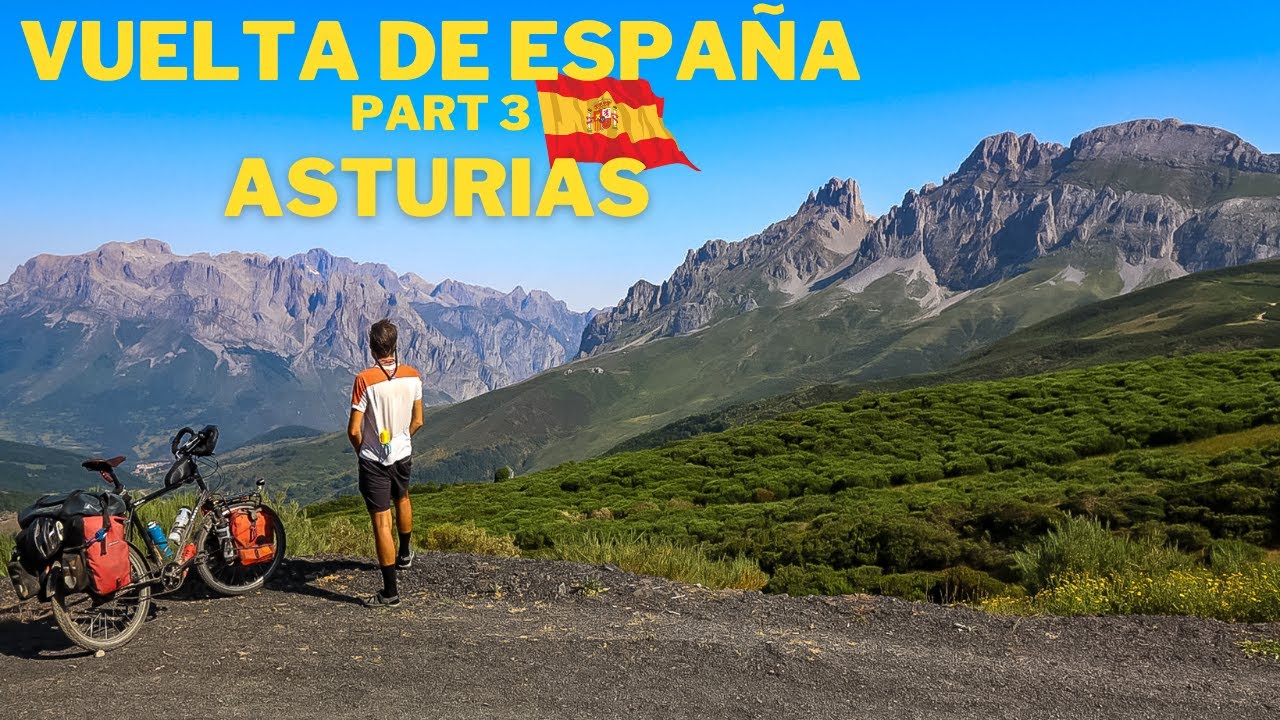 Cycling across Spain Asturias