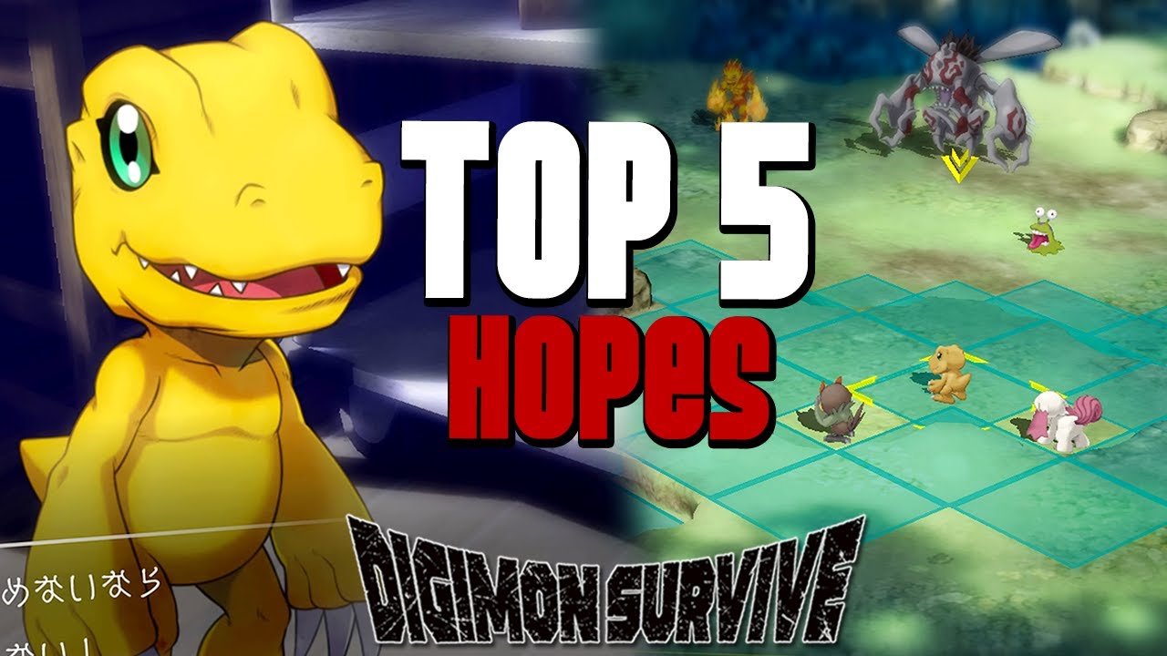 Top 5 HOPES for Digimon Survive